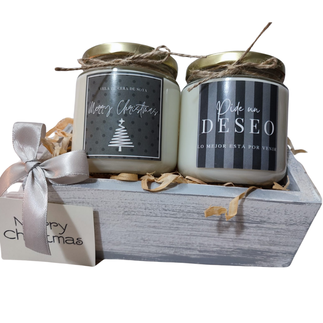 Set de Velas Motivacionales - "Actitud y Propósito"