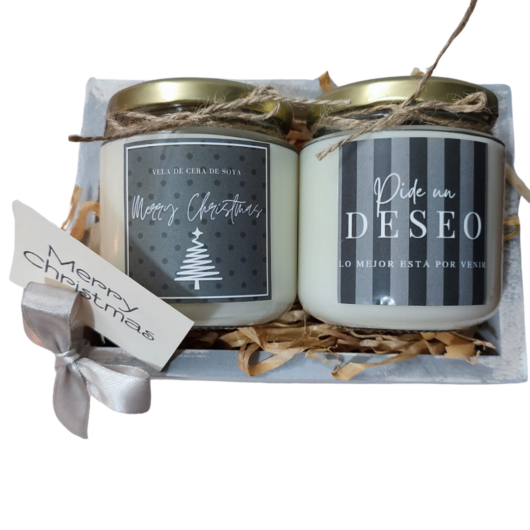 Set de Velas Motivacionales - "Actitud y Propósito"