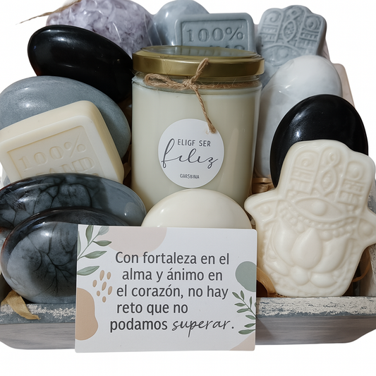 Fortaleza que Inspira – Caja Corporativa con Jabones Artesanales