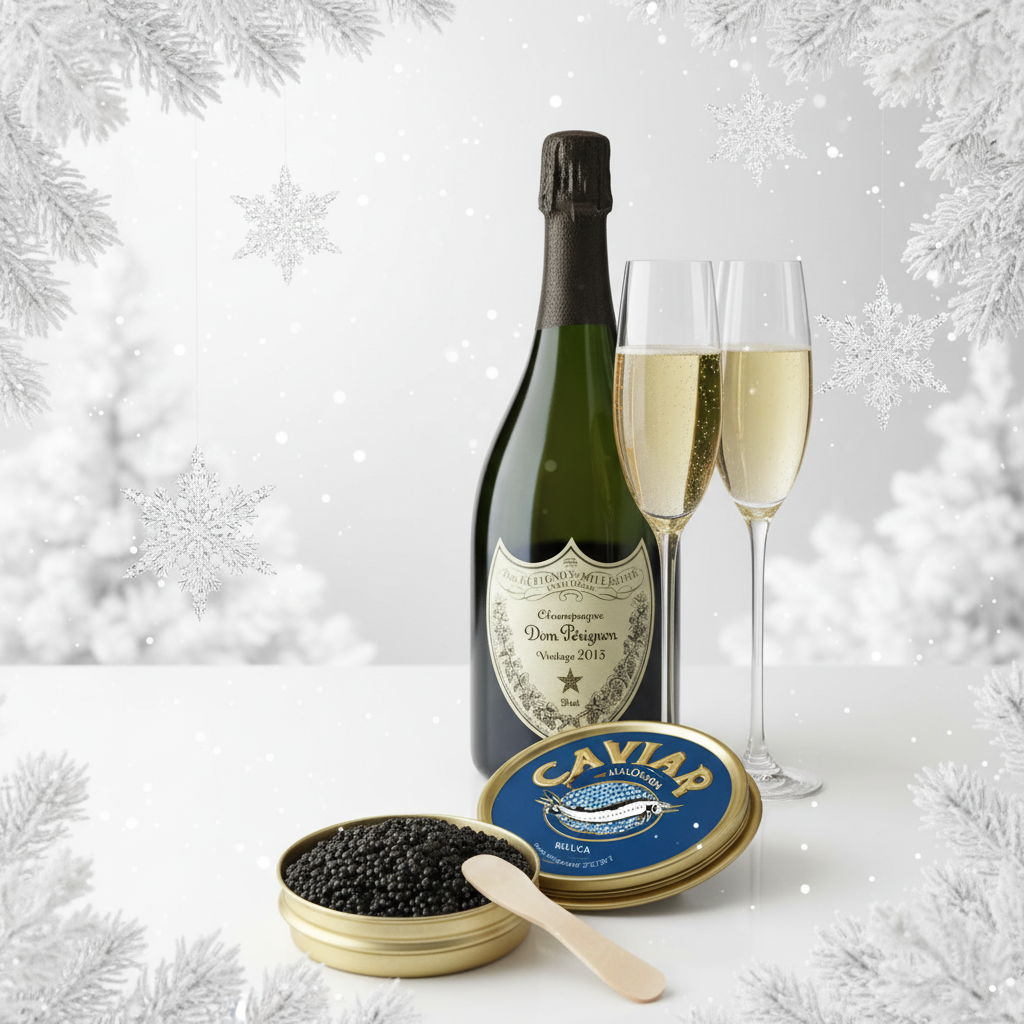 Set de Lujo Dom Pérignon & Caviar Beluga – Maridaje Exclusivo