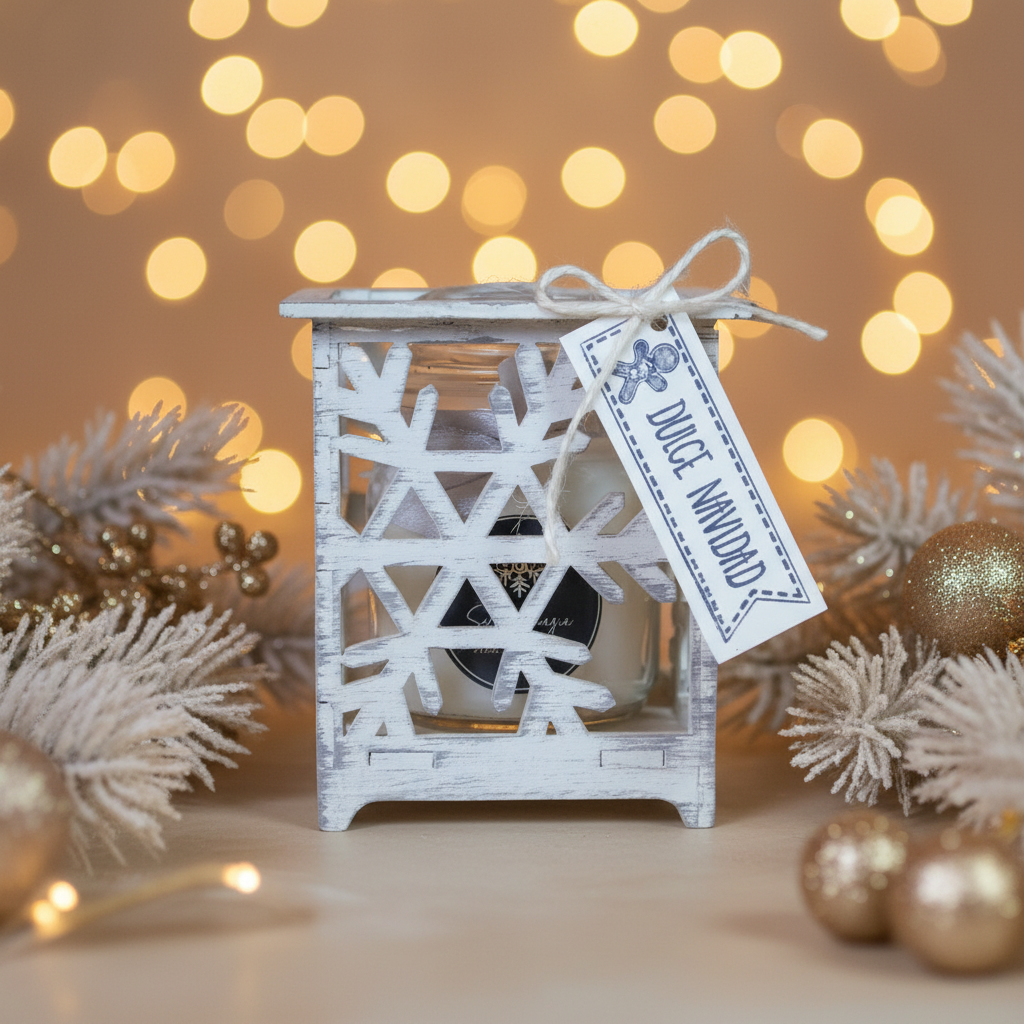 Portavela con Vela de Soya